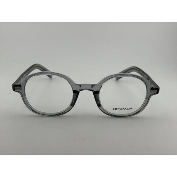 DESPADA - DS-995 C3 47-25-148 Clear Smokey Grey Plastic Glasses Frames - Picture 2 of 6